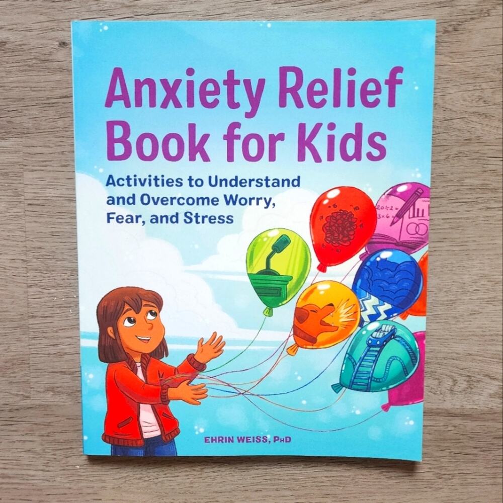 Anxiety Relief Book for Kids Illustrated Nonfiction Mental Health Paperback Book